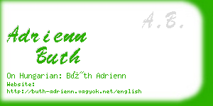 adrienn buth business card